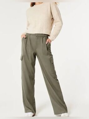 Hollister Co. Hollister Livvy Ultra High Rise Wide Leg Pants MEDIUM